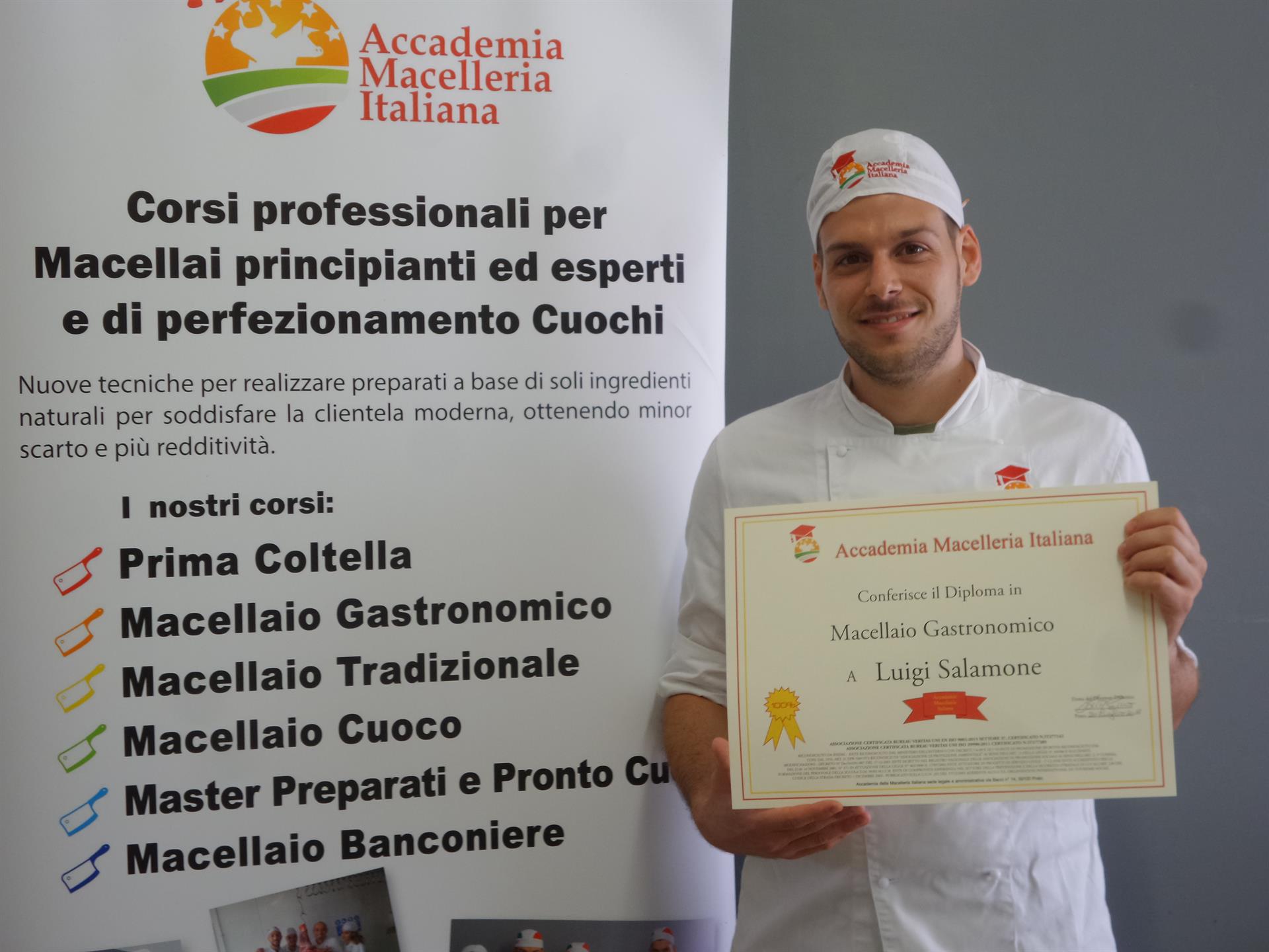 Luigi Salamone diploma