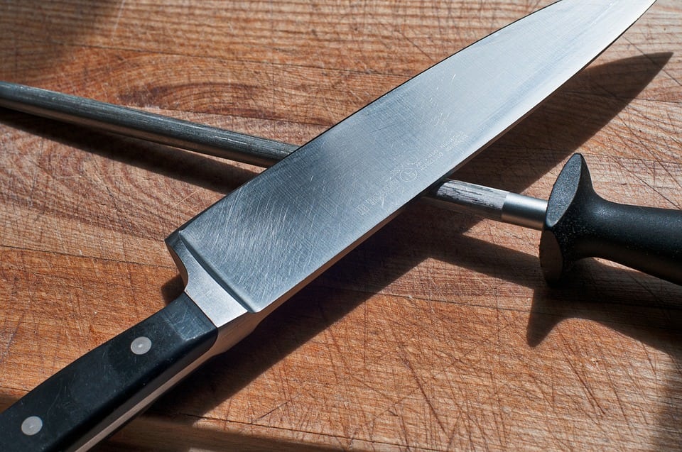Manutenzione delle attrezzature da macellaio : il coltello