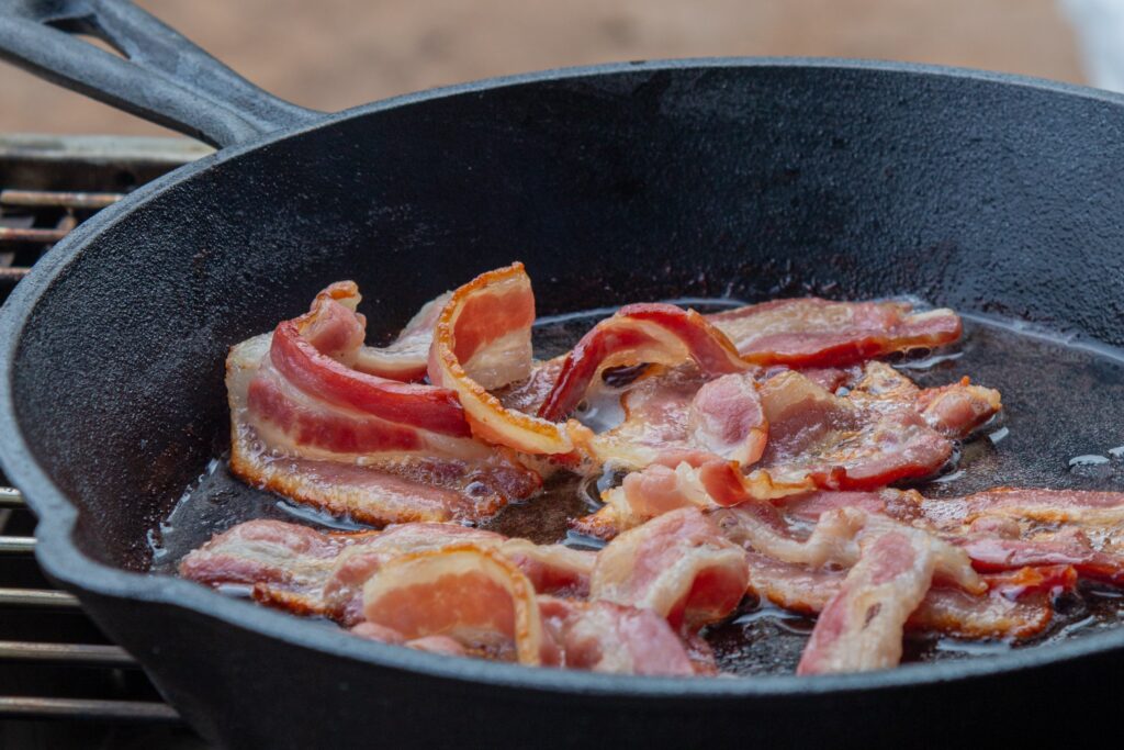 bacon in padella